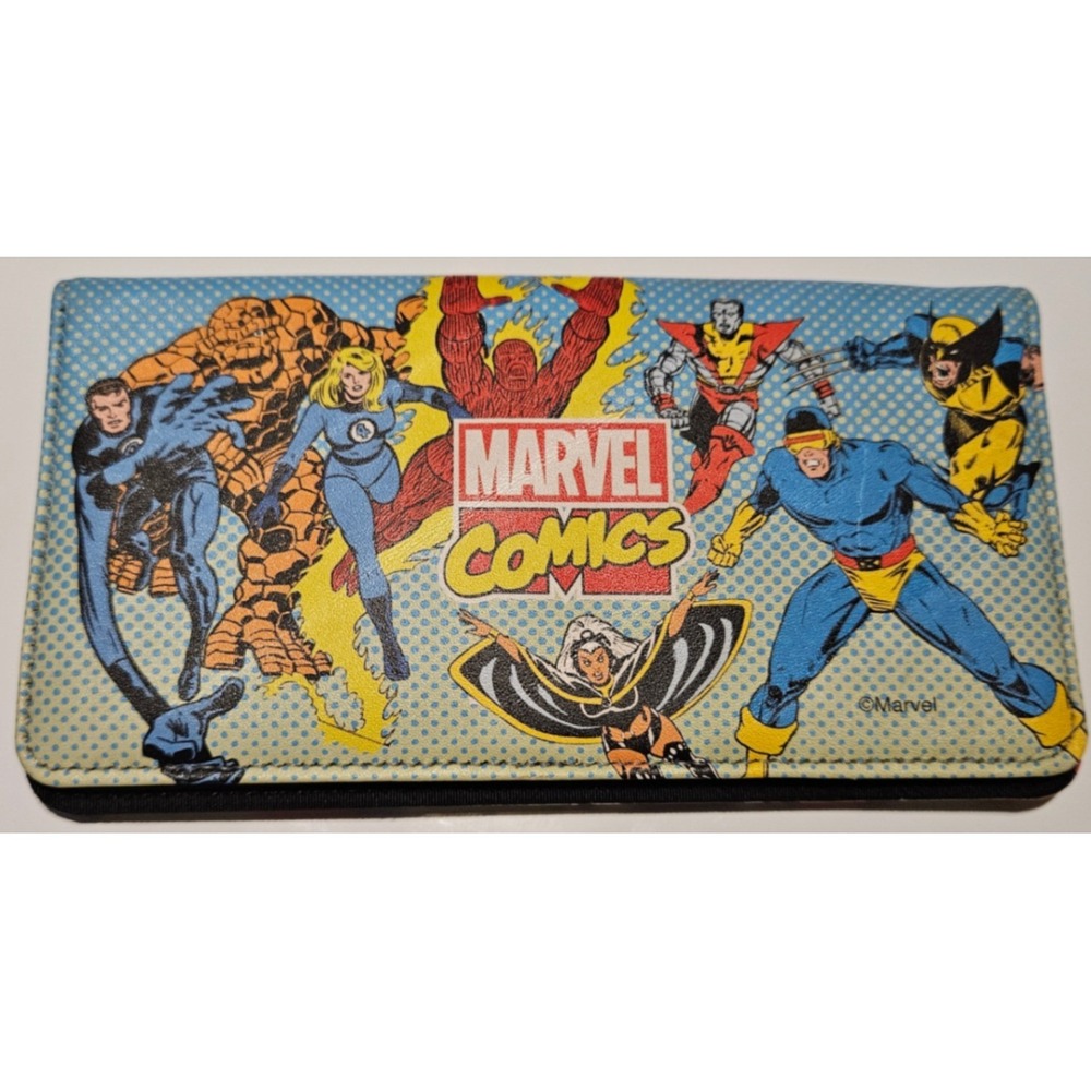 Marvel Comics Fantastic Four X-Men Checkbook Superheroes Comic Book Style
